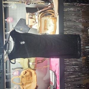 Black lacey sequin dress by Ralph Lauren size 2P